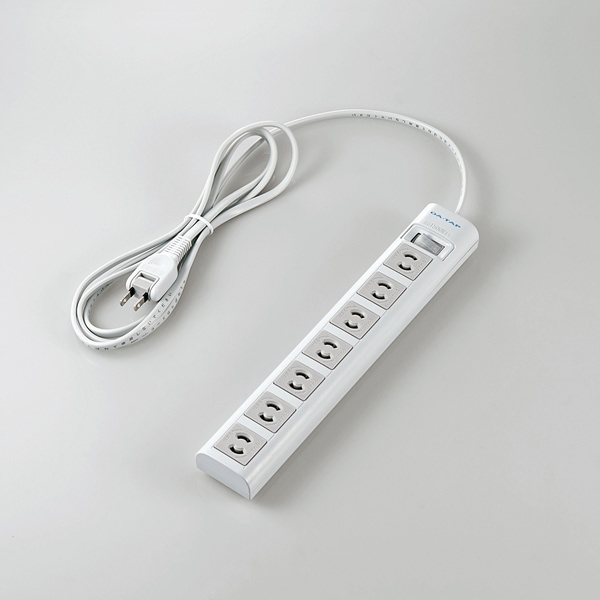 エレコム ELECOM テーブルタップ (2m/7口) T-Y3A-2720WH