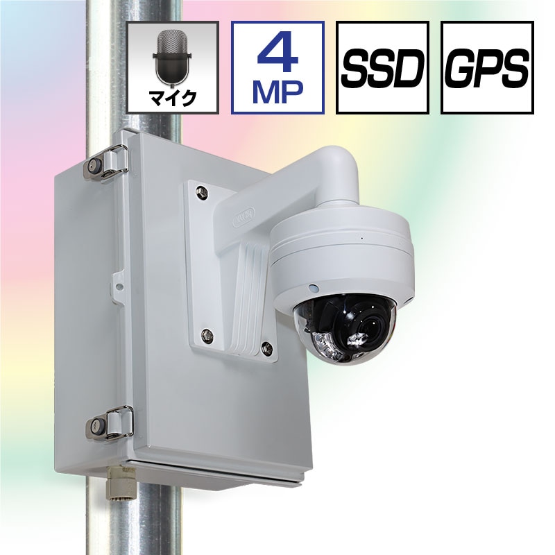 ネクステージ 自動時刻補正付 24Hカラー 街頭防犯カメラ SRIP-SSD1