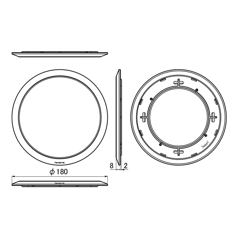 パナソニック Panasonic 12cm天井埋込みスピーカー用パネル WS-TP11-W