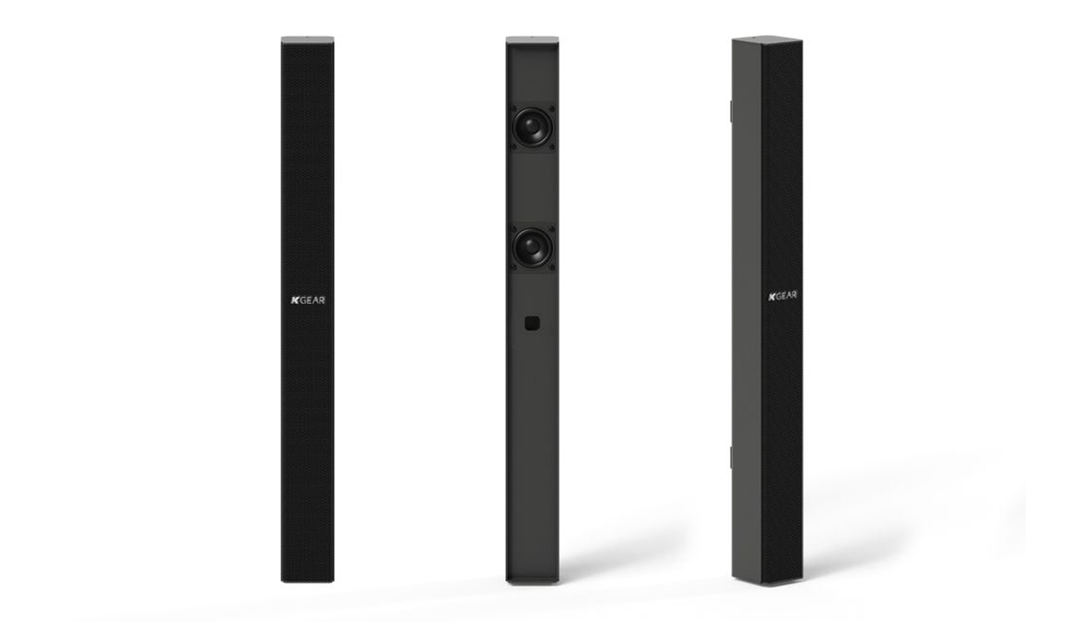 ケーギア KGEAR フルレンジポイントソースコラムスピーカー GF22 (ブラック)