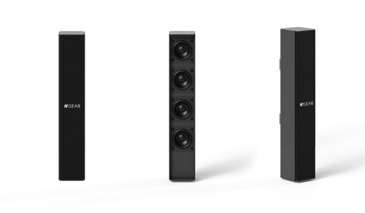 ケーギア KGEAR ラインアレイコラムスピーカー GF42 I (ブラック)