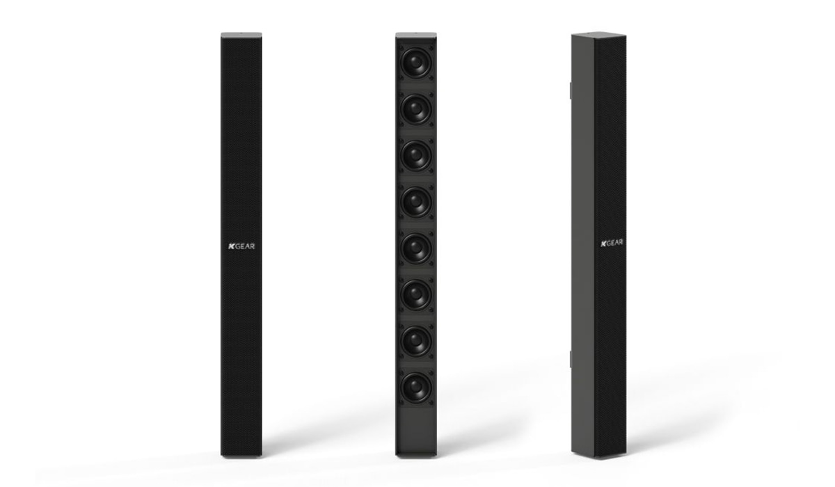 ケーギア KGEAR ラインアレイコラムスピーカー GF82 I (ブラック)