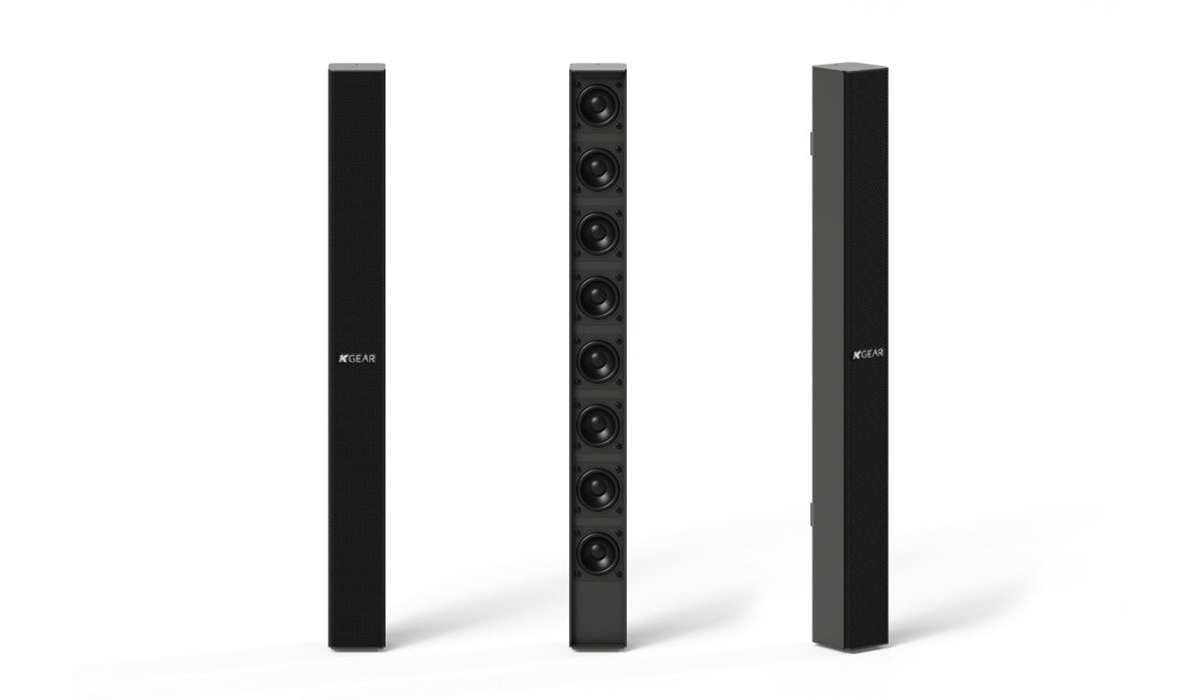 ケーギア KGEAR ラインアレイコラムスピーカー GF82T I (ブラック)