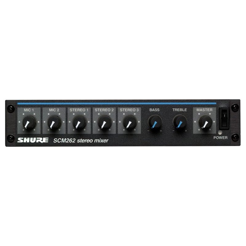 SHURE ステレオ・ミキサー SCM262-J