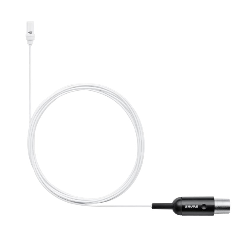 SHURE UniPlex 超小型カーディオイド ラベリアマクロホン UL4W/C-MTQG-A (ホワイト)