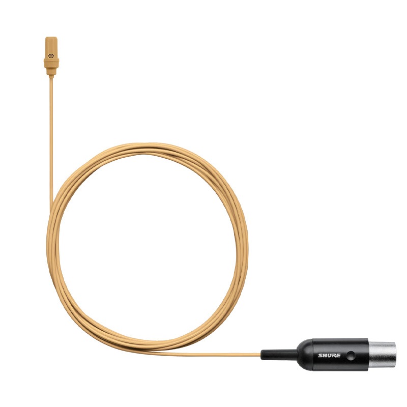SHURE UniPlex 超小型カーディオイド ラベリアマクロホン UL4T/C-MTQG-A (タン)