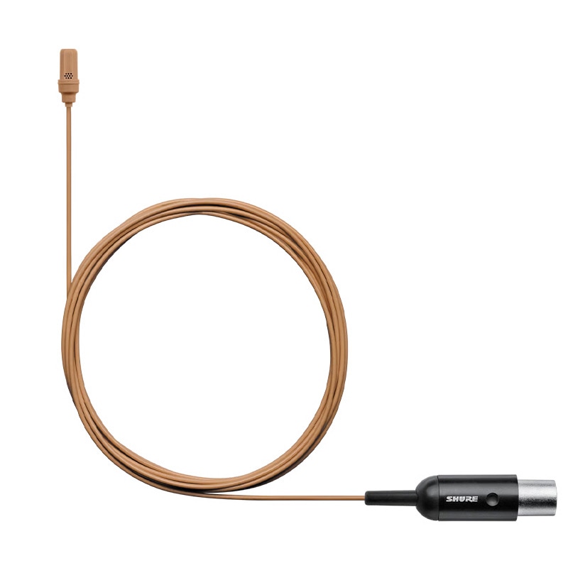 SHURE UniPlex 超小型カーディオイド ラベリアマクロホン UL4C/C-MTQG-A (ココア)