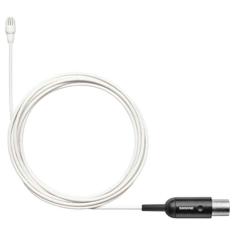 SHURE 超小型ラべリアマイクロホン TA4F端子 TL47W/O-MTQG (ホワイト)