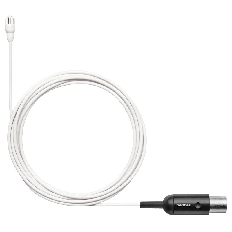 SHURE 超小型ラべリアマイクロホン TA4F端子 TL46W/O-MTQG (ホワイト)