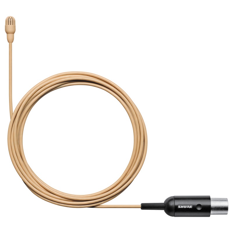 SHURE 超小型ラべリアマイクロホン TA4F端子 TL46T/O-MTQG (タン)