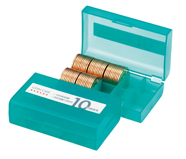 M-10W コインケース(100枚収納)10円用 小銭 仕分け ケース M-10W コインケース(100枚収納)10円用 小銭 仕分け ケース