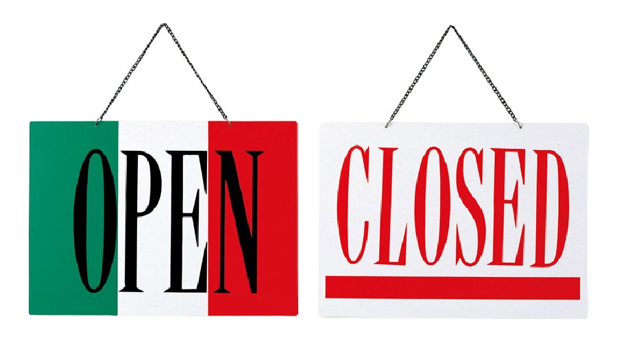 えいむ　営業中サイン　OC-2 イタリア　OPEN/CLOSE