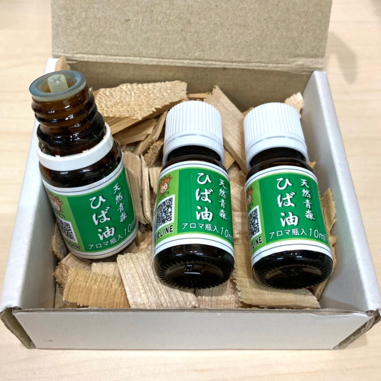 天然青森ひば油(10ml）お徳用3本セット | 青森ひば芳香材 | 青森ひば