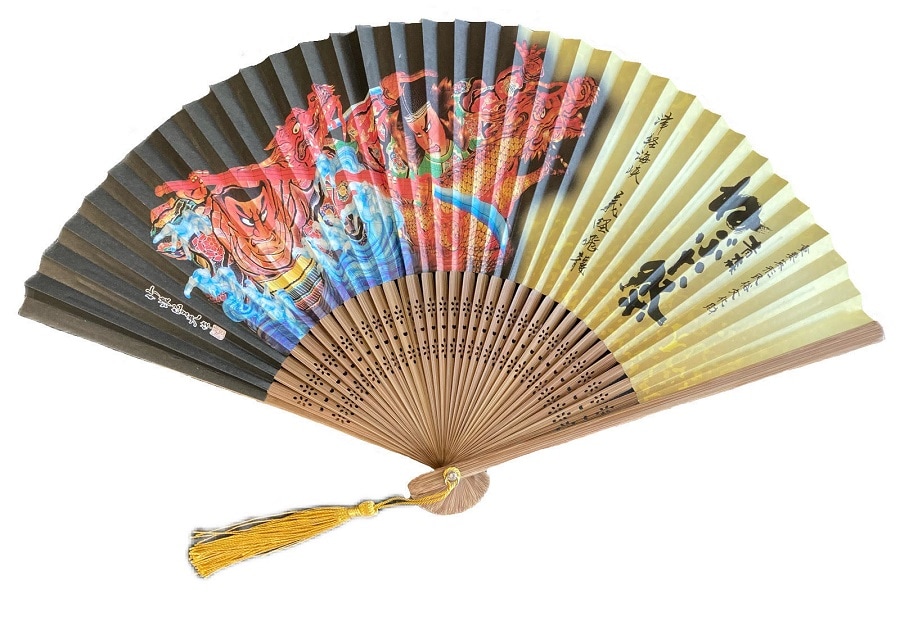原画付ねぶた扇子【義経飛龍】 | すべての商品 | 青森ひばショップ