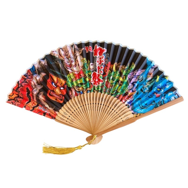 ねぶた布扇子( 鍾馗) | 青森ねぶたグッズ,扇子 | 青森ひば