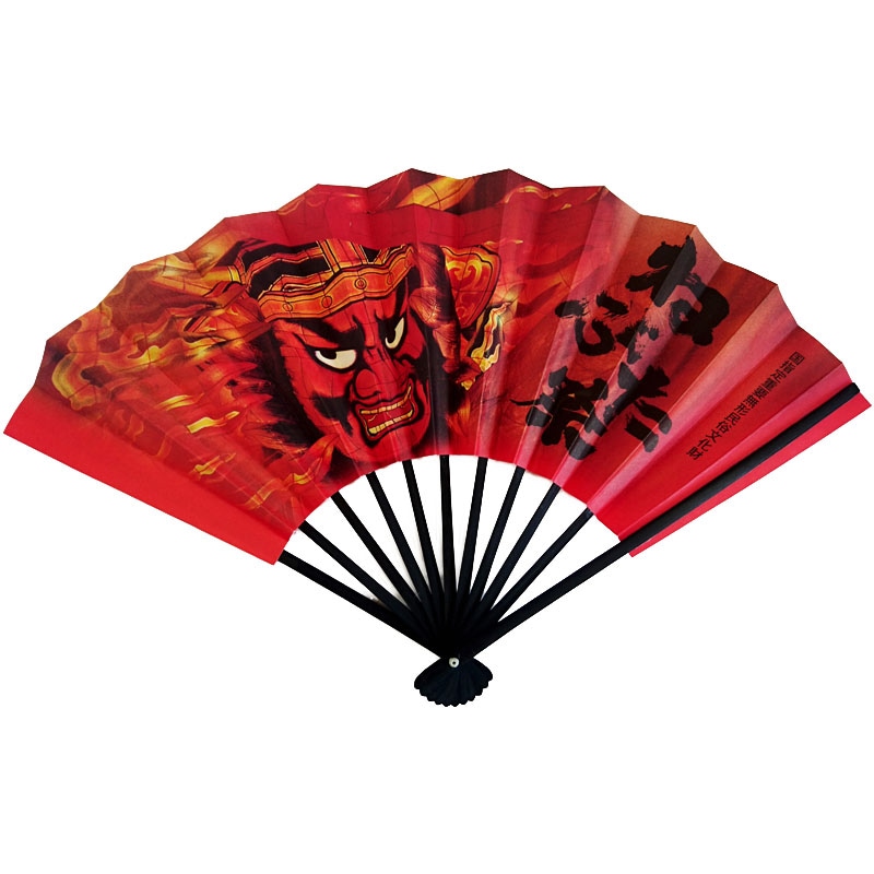 ねぶた扇子(黒骨)9寸11間 | 青森ねぶたグッズ,扇子 | 青森ひばショップ
