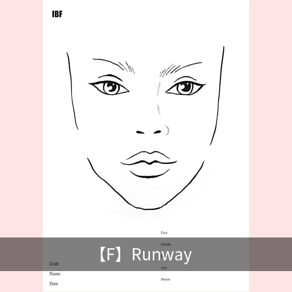 【選べる】フェイスチャート30枚セット-画材用紙-