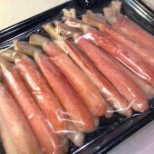 5980⇒3996◆生ズワイガニポーション(20本/500g)賞味2023.3