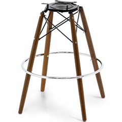 MODERNICA モダニカ ドゥエルベース ウォールナット・ブラック MODERNICA モダニカ シェルチェア用 ドゥエルベース バースツール