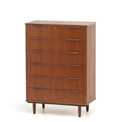 スカンジナビアン家具 6段 チェスト チーク | SOLD OUT | ibukiya