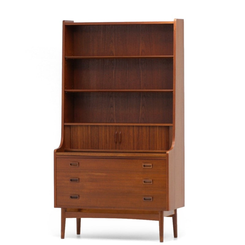 ヴィンテージ 北欧家具 蛇腹付き ブックシェルフ | 北欧家具,シェルフ