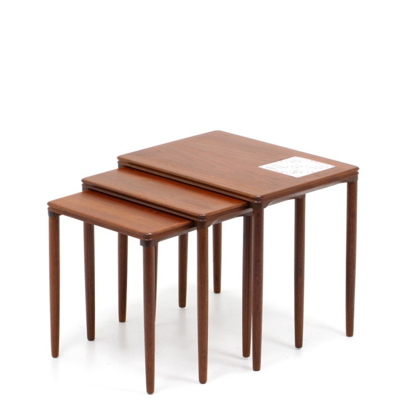 ヴィンテージ 北欧家具 ネストテーブル タイルトップ | SOLD OUT | ibukiya