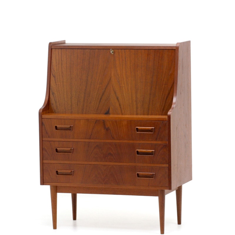 北欧 Tibergaard ライティング ビューロー ドロップ扉 ヴィンテージ