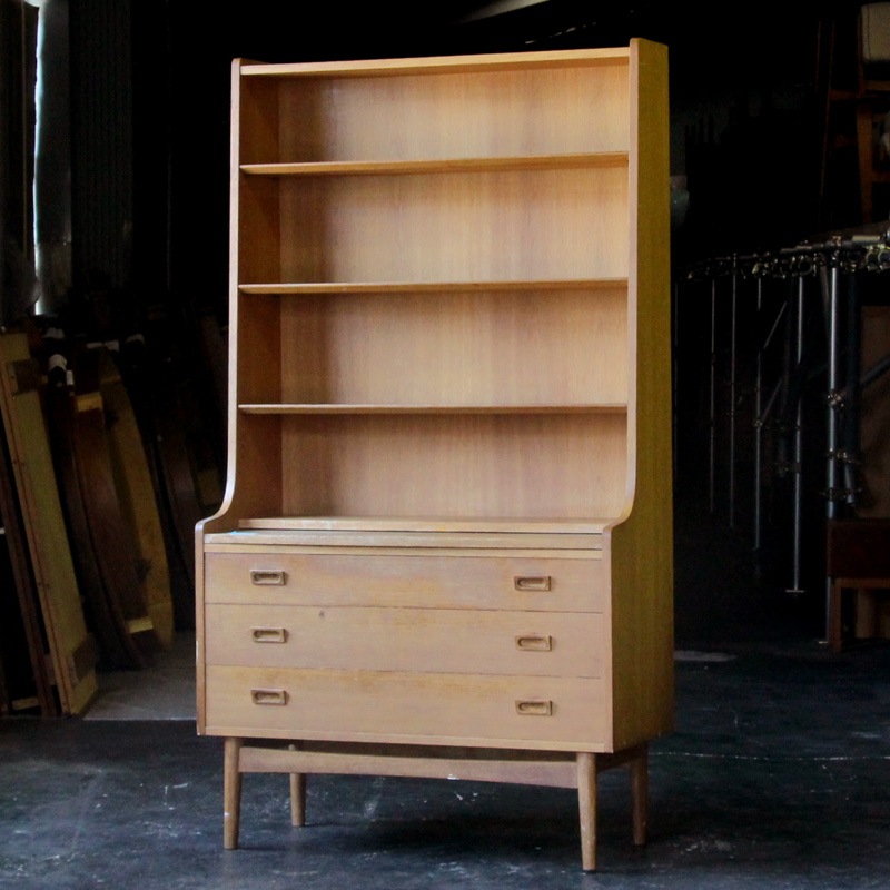DK19-5 北欧 デンマーク家具 Johannes Sorth シェルフ オーク材