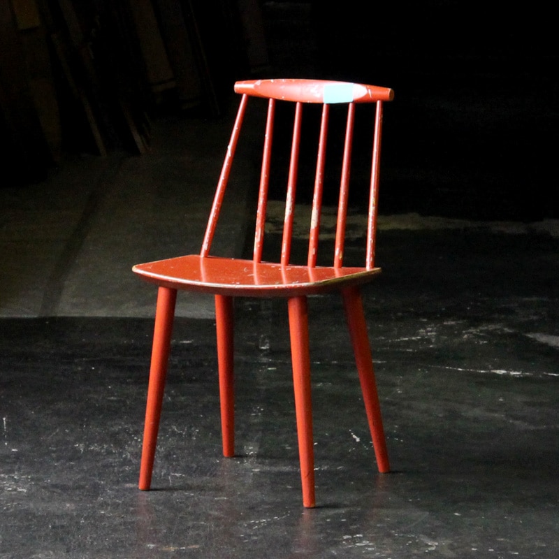北欧 ヴィンテージ チェア FDBモブラー HAY J77 赤 | SOLD OUT | ibukiya