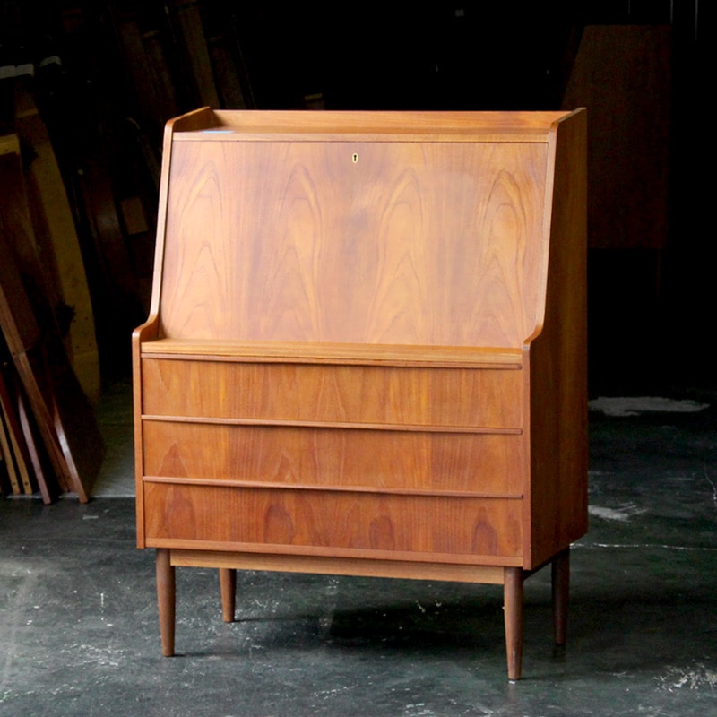 DK19-201 北欧 ミッドセンチュリー家具 ライティングビューロー