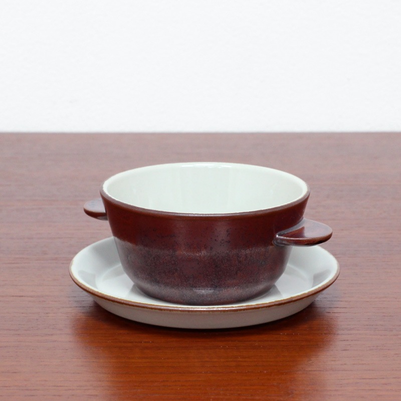 北欧ヴィンテージ食器 ○北欧 ヴィンテージ食器 Desiree Thule スープボウル＆ソーサー