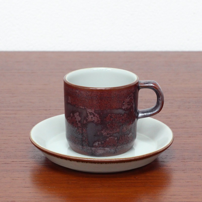 ○北欧 アンティーク食器 Desiree ツーレ コーヒーカップ＆ソーサー