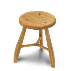 民族楽器　テーブル　スツール　3本脚 毛皮 クルミ 家具職人の手作り 3本脚 スツール 11 | すべての商品 | ibukiya