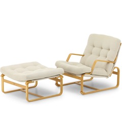 シロ　天童木工　ブルーノマットソン　シートのみ　オットマンとセット TENDO(天童木工) Bruno Mathsson(ブルーノ・マットソン) マルガリータ