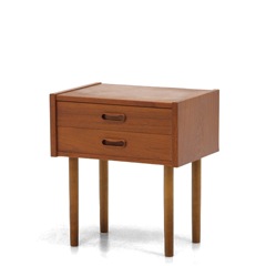 1970年代 ヴィンテージ ナイトテーブル パイン材 2段チェスト 北欧家具 北欧家具 ヴィンテージ ミニチェスト 2段 ナイトテーブル 収納 | SOLD