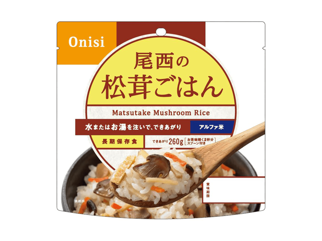 100g 尾西の松茸ごはん【50袋セット】