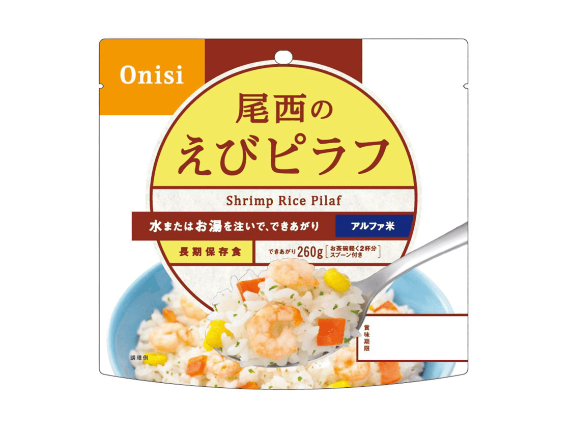 100g 尾西のえびピラフ【50袋セット】