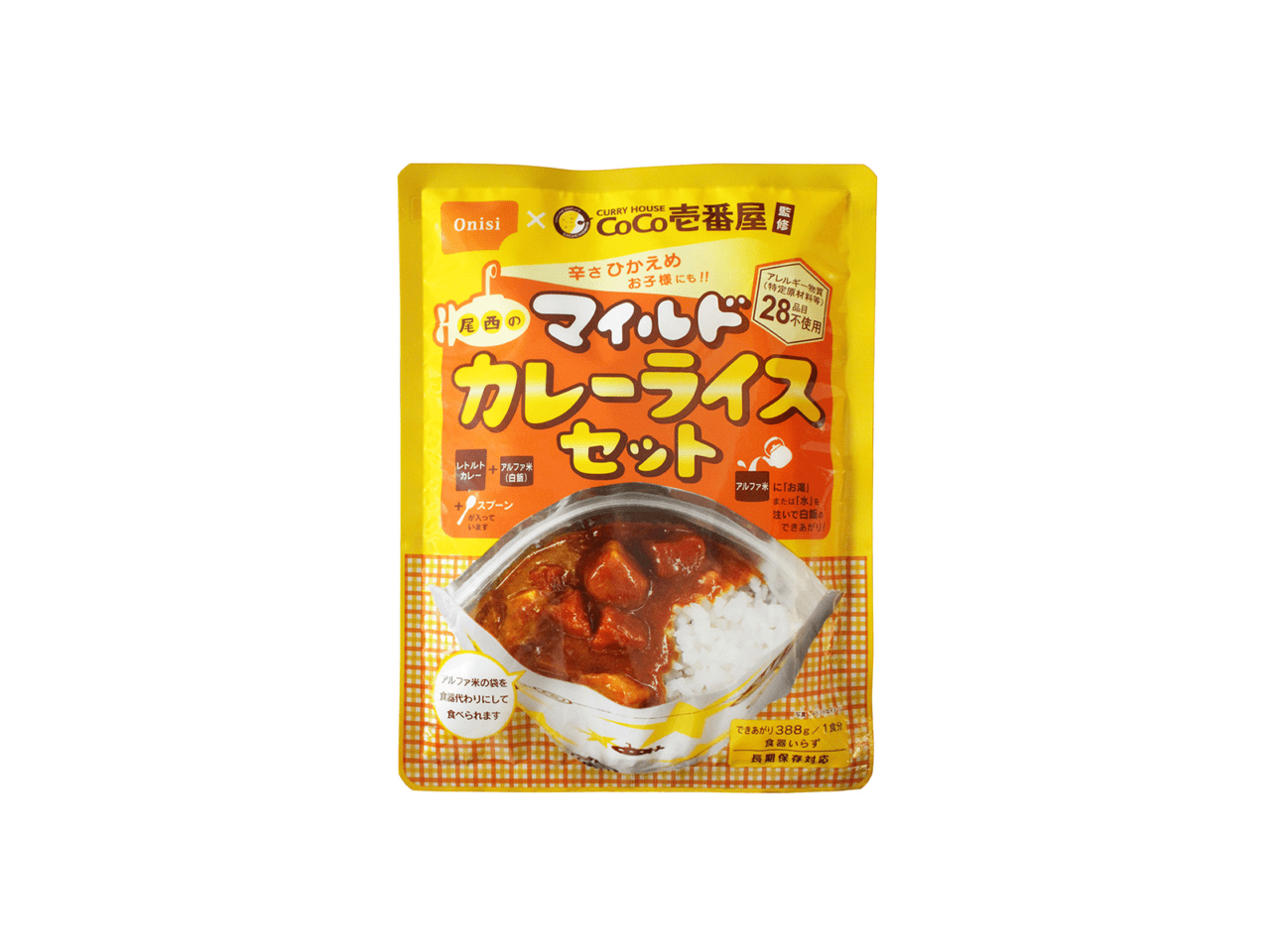 ＣｏＣｏ壱番屋監修　尾西のマイルドカレーライスセット【30袋セット】