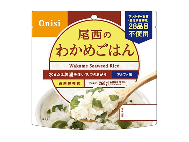 100g尾西のわかめごはん【50袋セット】
