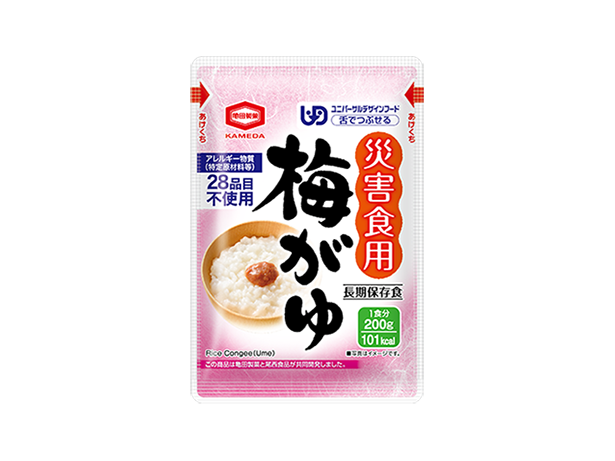 亀田製菓200g災害食用梅がゆ【40袋】