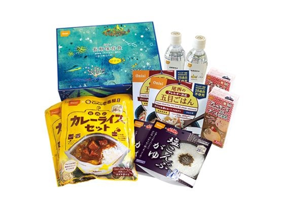 長期保存食ギフトボックス　1日2人分【4セット】