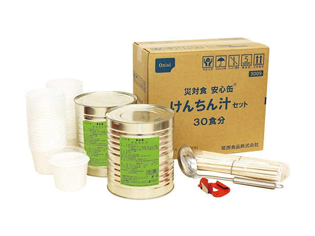 安心缶けんちん汁セット30食分【1ケース】