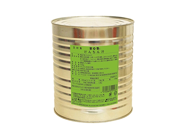 安心缶 けんちん汁(1号缶単品)【6缶】