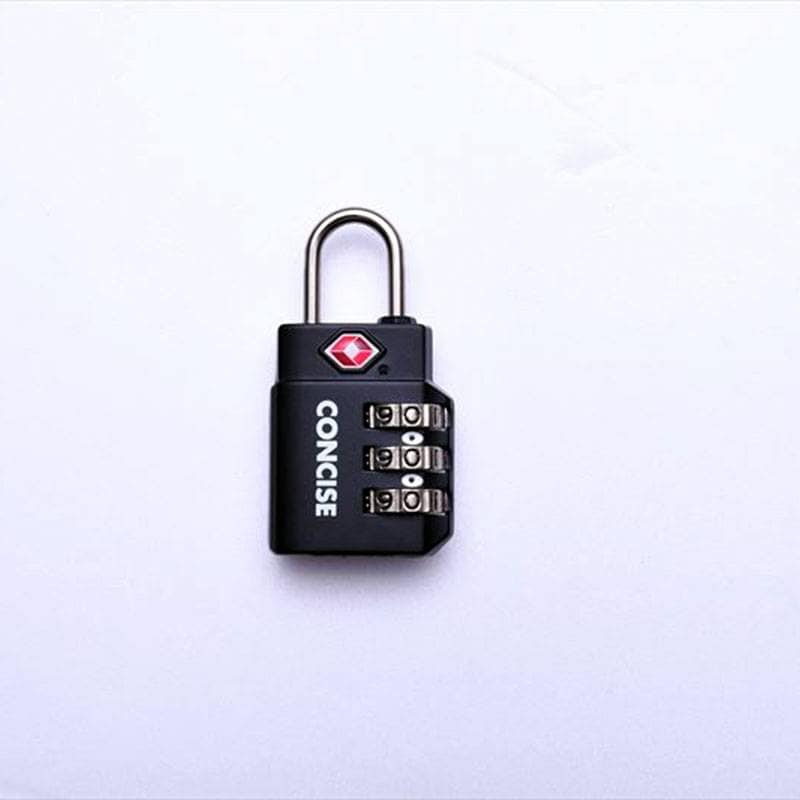 旅行グッズ】3桁ダイヤル式TSAロック TL－06T ブラック