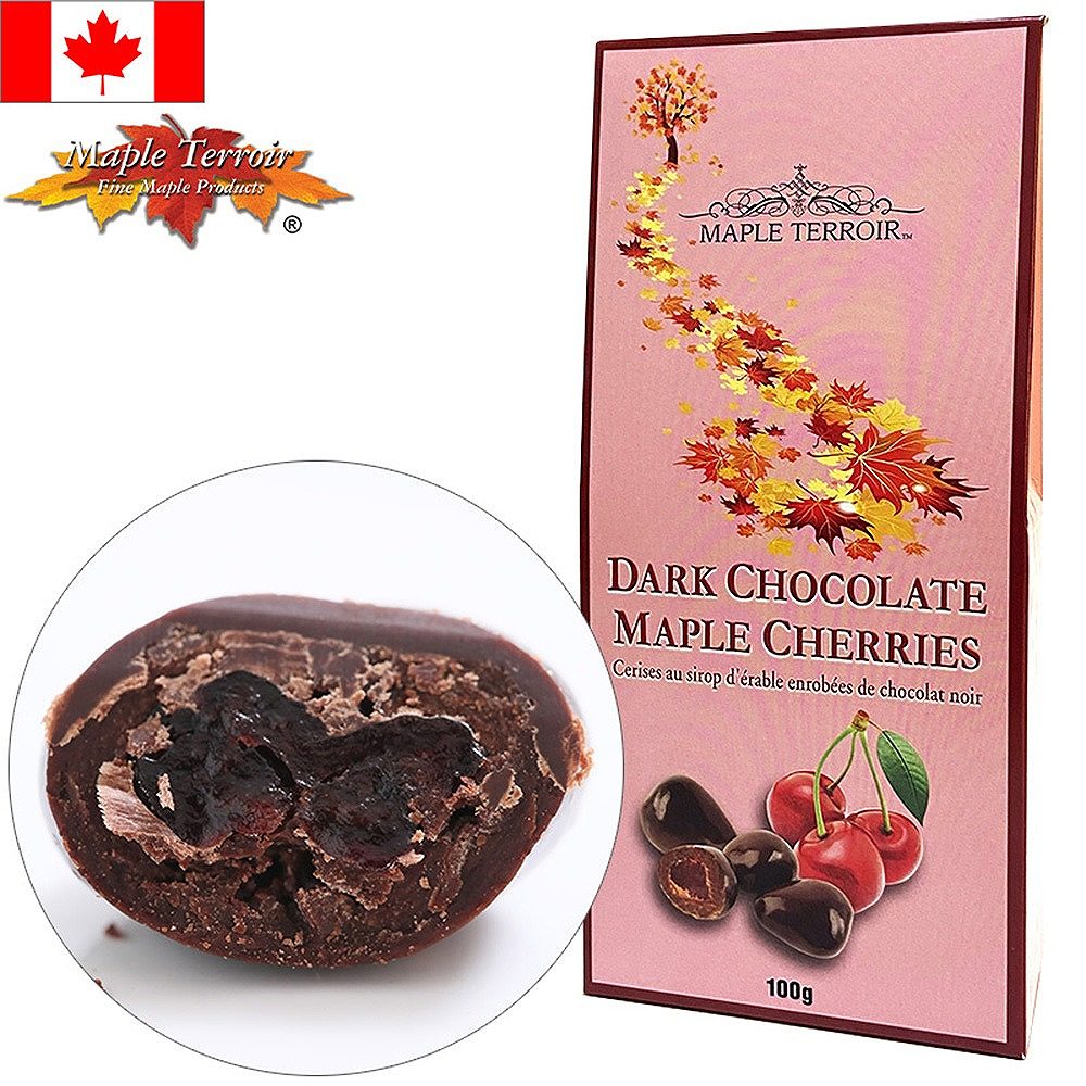 カナダのお土産】メープルテラー チェリーフルーツダークチョコレート