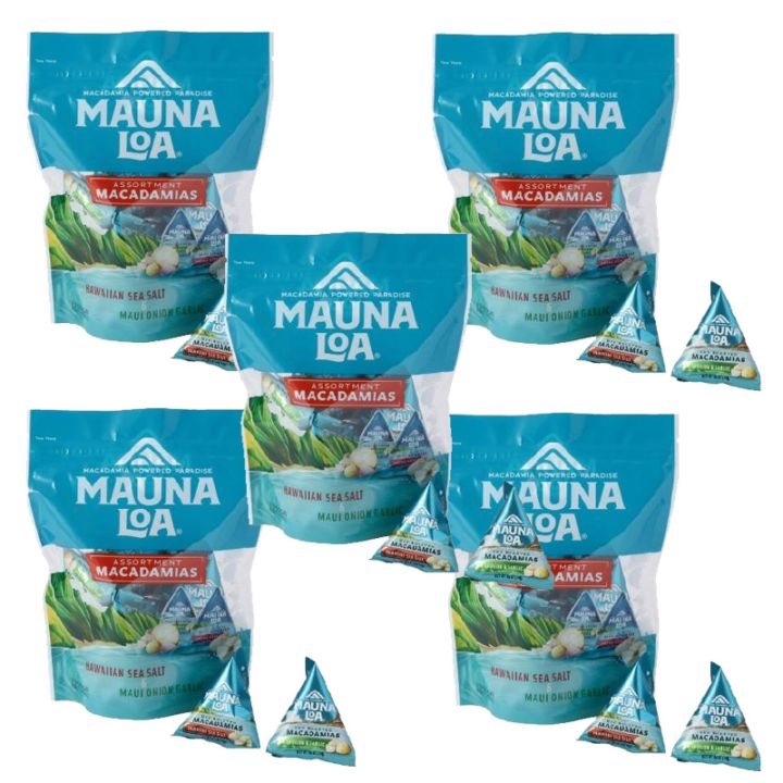 【専用出品】マウナロアマカダミアナッツ２種、５袋セット ハワイのお土産】マウナロア マカダミアナッツ ミニアソートバッグ 5袋