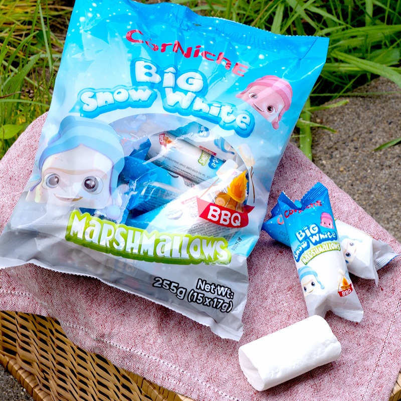 pois♡マシュマロ シンガポールのお土産】コーンニッシュ ビッグスノーホワイト