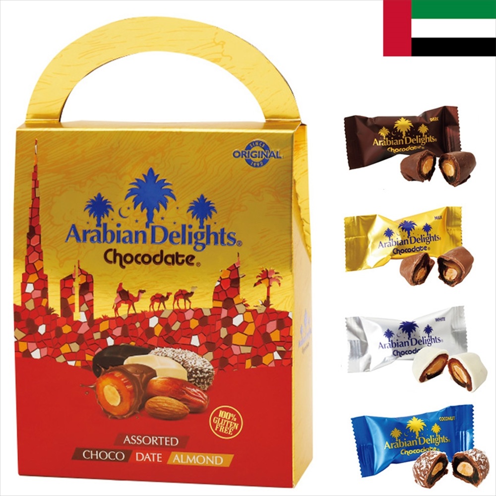ドバイのお土産】ラ・ロンダ アラビアンデライツチョコデーツ180g(15粒