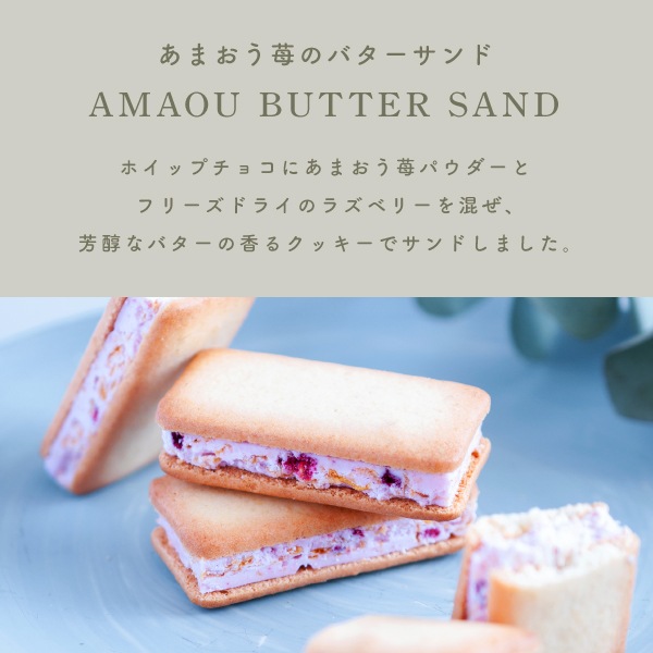 夏ギフト お中元 苺のワルツ あまおうバターサンド 10個入 | 苺 サンドクッキー クッキー waltz 宅急便発送 常温発送 proper