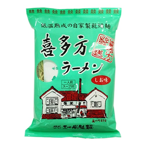 五十嵐製麺】 喜多方ラーメンしお味 124g (4967448006215